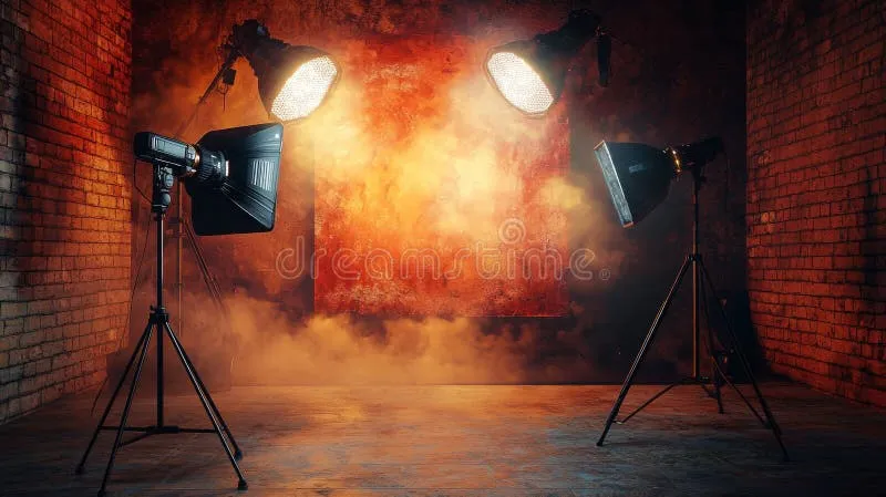 Moody photography studio setup representing the launch phase